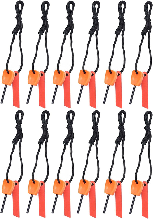 Mini Emergency Ferrocerium Flint Fire Starter 12 Pack