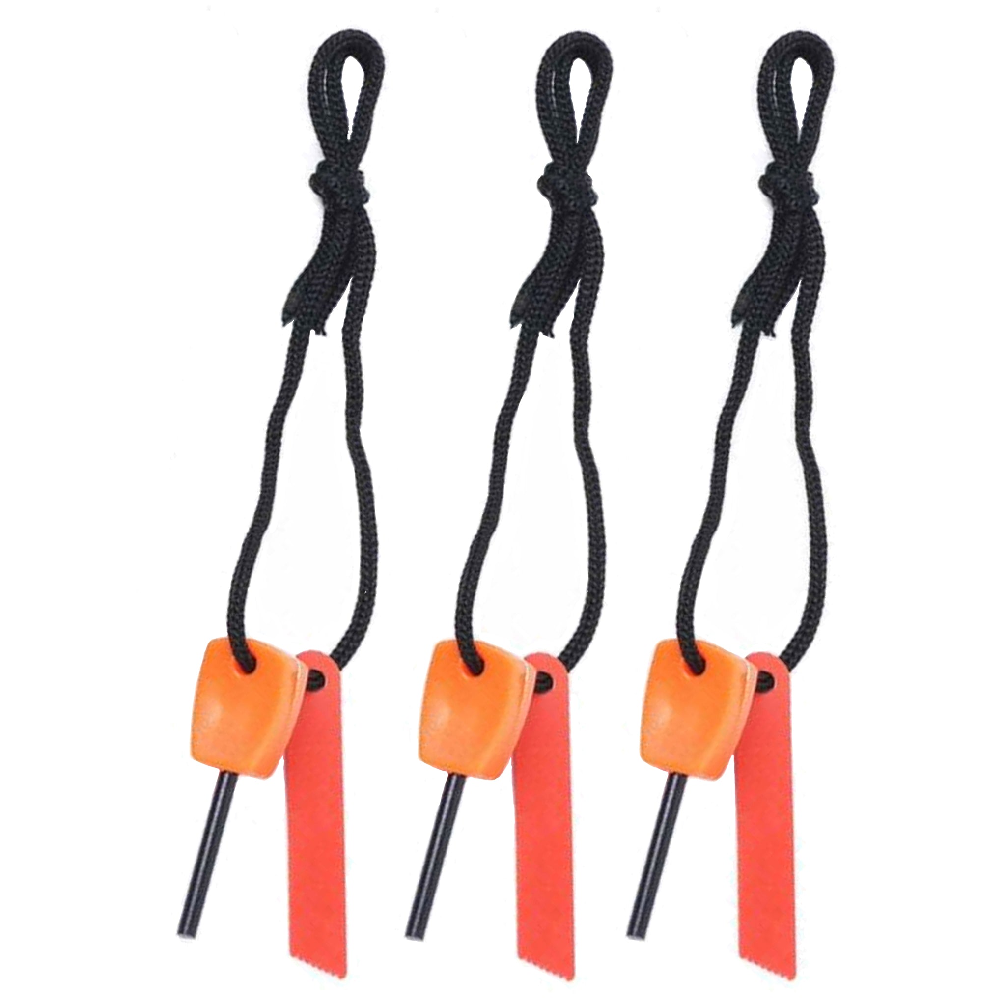 Camping Lighter 7-in-1 Flint Fire Starter Kit U2013 Magnesium Ferro Rod With Compass & Waterproof Rope (Survival/Camping Portable Waterproof Flint Fire Starter Match - Foto 5